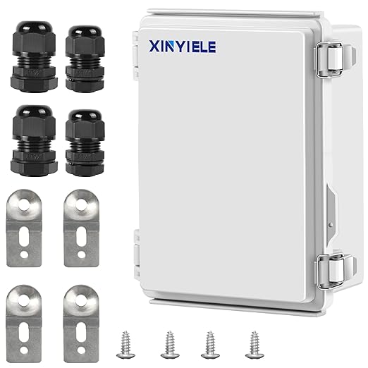 Waterproof Outdoor Project ABS Plastic Junction Box IP67 Weatherproof Dustproof by XINYIELE