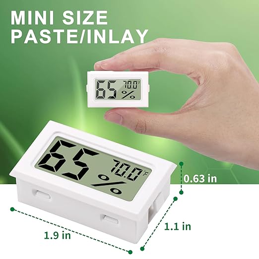 Atogou 4-Pack Mini Hygrometer Indoor Humidity Meter, Digital Humidity Gauge - Image 2
