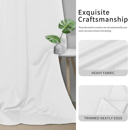 Easy-Going Window Curtains for Bedroom, Solid Thermal Insulated Grommet and - Image 5