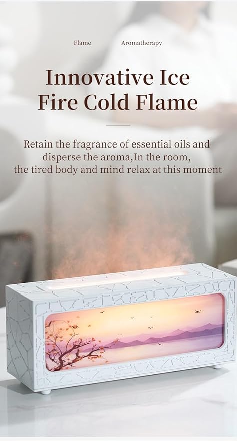 Fireplace Flame Essential Oil Diffuser - Image 3