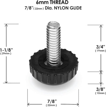 Slipstick Gorilla Outdoor Adjustable Furniture Levelers Weatherproof Screw in - Image 7