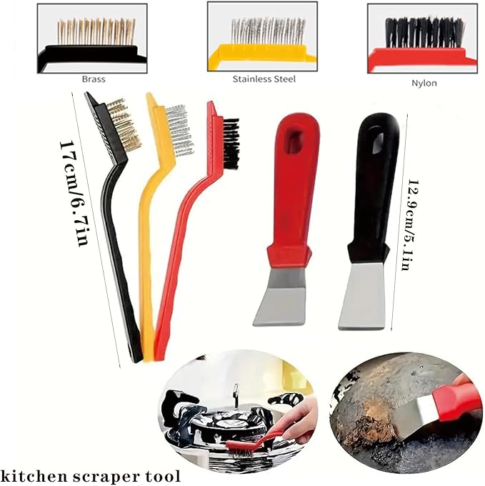 14Pcs Crevice Gap Cleaning Brush, Door Window Track Groove Corner Crevice - Image 4