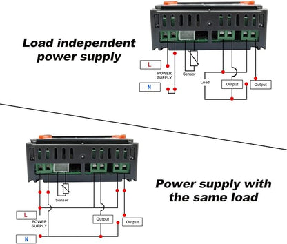 2Pcs All-Purpose Intelligent Digital Display Temperature and Humidity Controller - Image 4