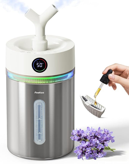 Feekaa Stainless Steel Humidifier, 4L/1Gal Cool Mist Humidifiers by Smallappliancesbigchange
