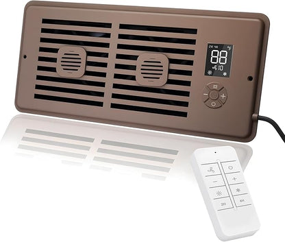 Register Booster Fan for 4" x 10" Vents Only, 10 Speeds to Control Cool and by WeeLeeGoo