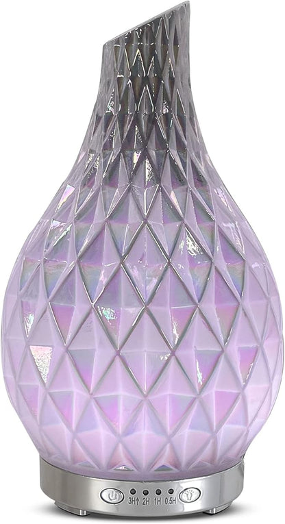 MAXWINER Essential Oil Diffuser Handmade Art Glass Aromatherapy Ultrasonic by MAXWINER