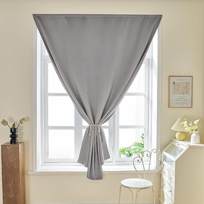 Adhesive Curtain 100% Blackout No-Drill Easy Install - Image 7