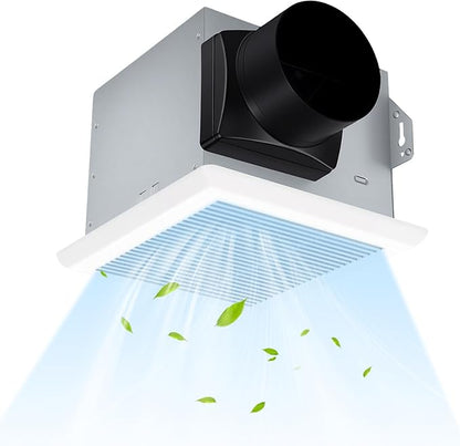 COSTWAY Bathroom Exhaust Fan, Ceiling Mount Ventilation Fan by COSTWAY