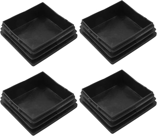 4 Pack 2-3/8" Square Plastic Plugs by Bonsicoky