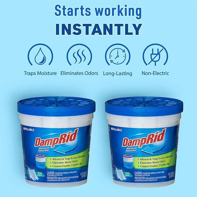 DampRid Pure Linen Refillable Moisture Absorber - Image 4