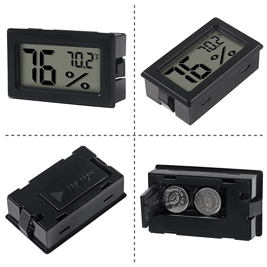 4 Pack Mini Hygrometer Thermometer Digital Electronic Temperature Humidity - Image 2