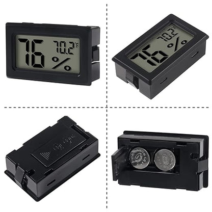 4 Pack Mini Hygrometer Thermometer Digital Electronic Temperature Humidity - Image 2