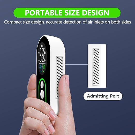 4 in 1 PM 2.5 and PM 10 Air Quality Monitor, Portable PM 2.5 Detector - Image 5