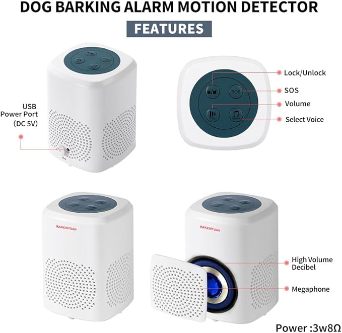 Dog Barking Alarm Motion Detector Outdoor Pir Human Body Motion Sensor Alarm - Image 3