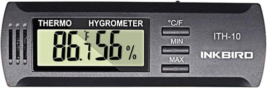 Inkbird ITH10 Digital Thermometer & Hygrometer, Wall Mount, DC 3V, by Inkbird