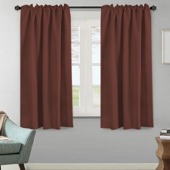 H.VERSAILTEX Blackout Curtains Thermal Insulated Window Treatment Panels Room - Image 2