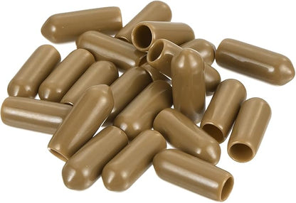 uxcell 20pcs Rubber End Caps 5.5mm ID Vinyl PVC Round Tube Bolt Cap Cover Screw - Image 4