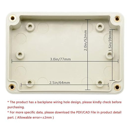LeMotech Waterproof Dustproof IP65 ABS Plastic Junction Box Universal Electric - Image 5