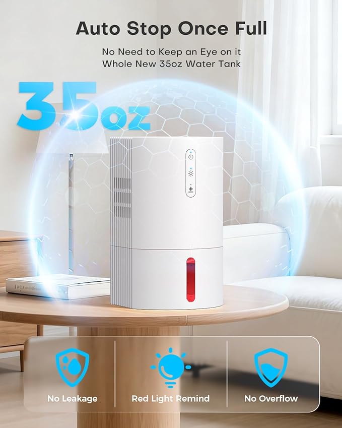 Dehumidifiers for Home, 35oz Dehumidifier for Bathroom - Image 4