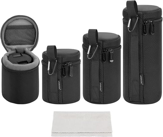 ARVOK Camera Lens Case, Water Resistant Protective Pouch by ARVOK