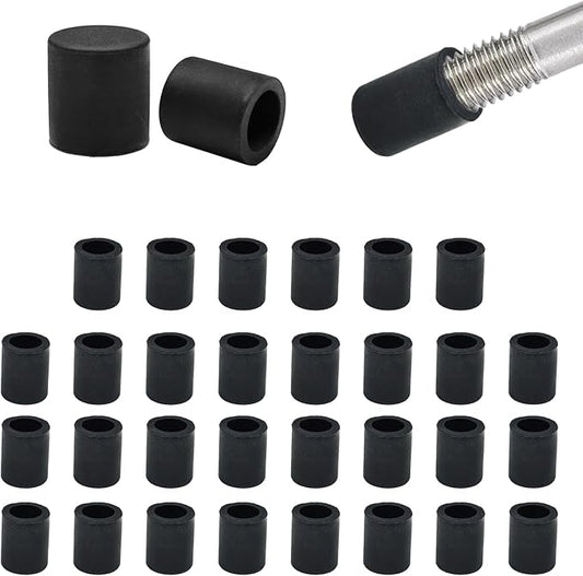 15/64" Silicone Chair Leg Floor Protectors, Rubber Chair Leg Caps, Non-Slip by EASYEAH
