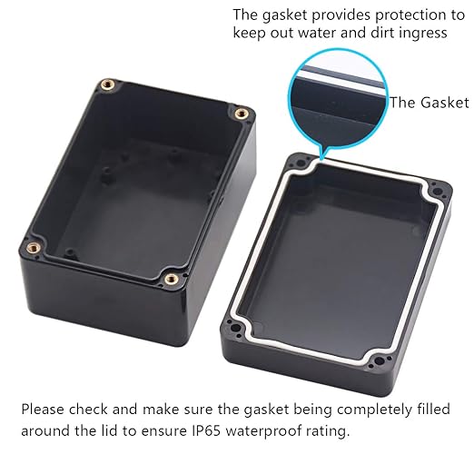 Junction Box, Zulkit Project Box IP65 Waterproof Outdoor Box ABS Plastic - Image 4
