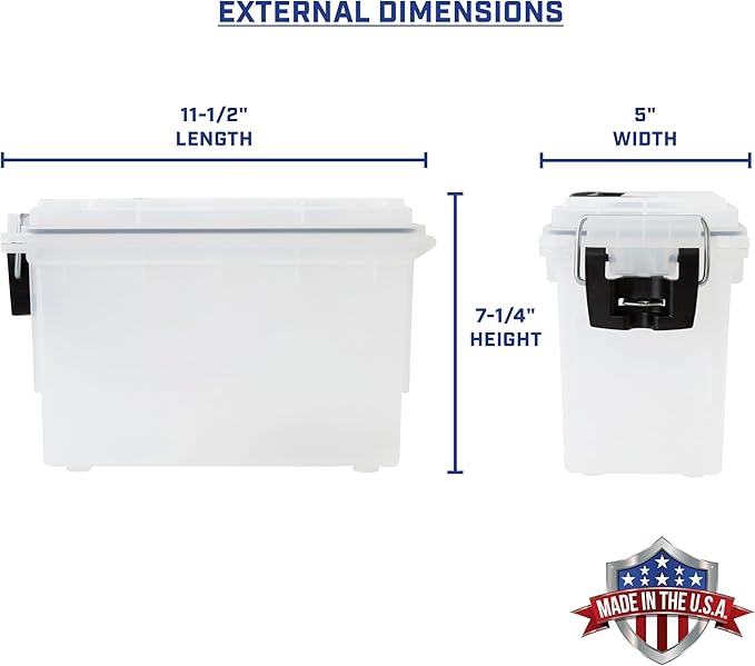 Sheffield 12758 4-Pack Ammo Storage Box, Stackable .30 Cal Field Boxes - Image 2