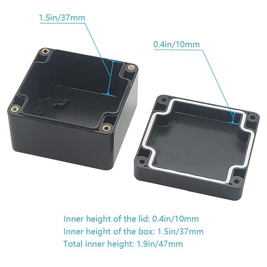 Junction Box, Zulkit Project Box IP65 Waterproof Outdoor Box ABS Plastic - Image 6