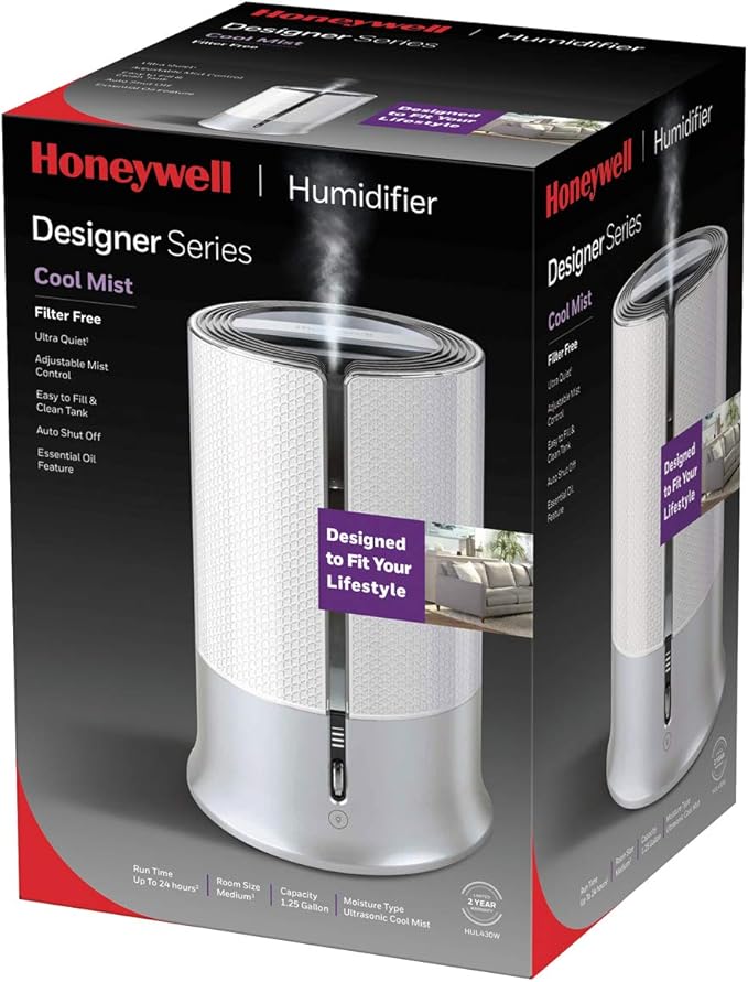 Honeywell Designer Series Cool Mist Humidifier, Room Humidifiers - Image 2
