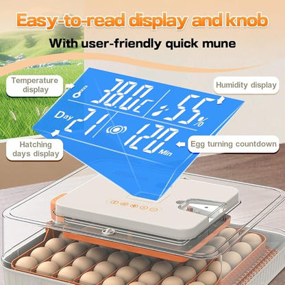 Automatic 56-Egg Incubator for Breeders, Sensor-Based Precise Humidity & Temp - Image 2
