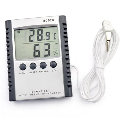 iKKEGOL Digital Indoor Outdoor in/Out Wall Mount Monitor Sensor LCD Temperature - Image 4