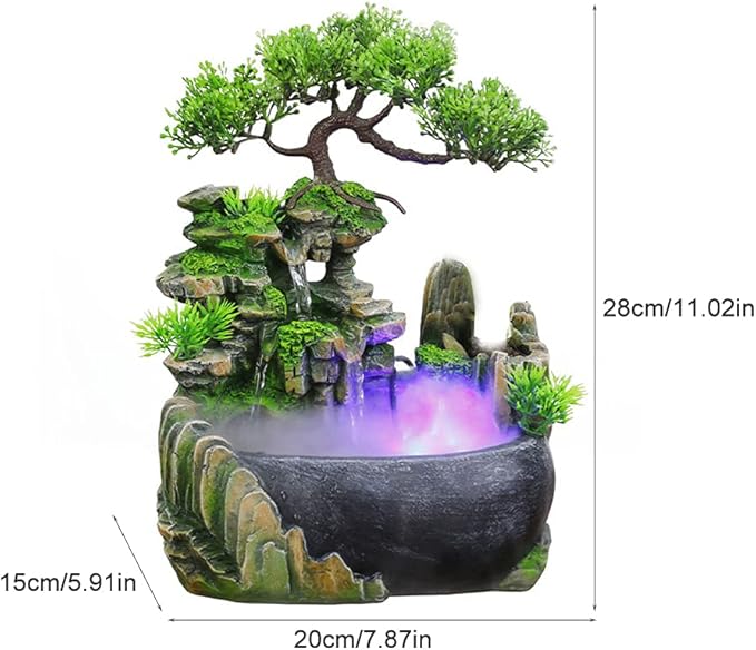 Tabletop Fountain, Atomizing Desktop Humidifier - Image 2