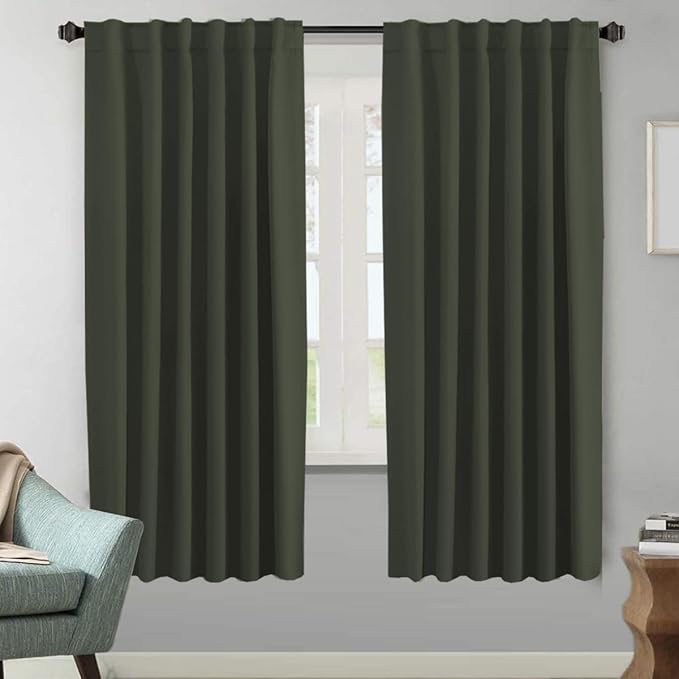 H.VERSAILTEX Blackout Curtains Thermal Insulated Window Treatment Panels Room by HVERSAILTEX