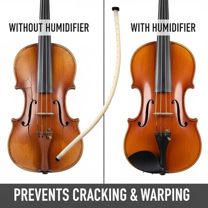 Violin Humidifier for F-Holes: Soft Rubber Soundhole Humidifier to Prevent - Image 3