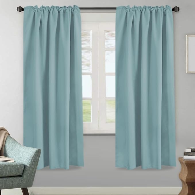 H.VERSAILTEX Blackout Curtains Thermal Insulated Window Treatment Panels Room - Image 2