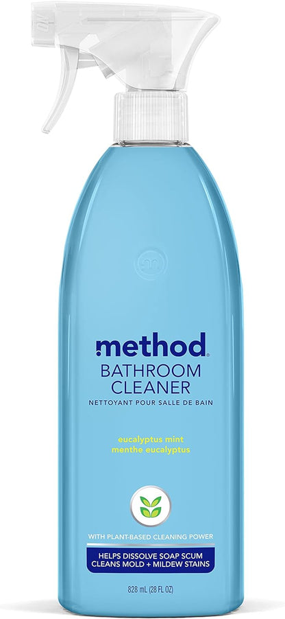 Method Bathroom Cleaner, Removes Mold + Mildew Stains, Eucalyptus Mint by method