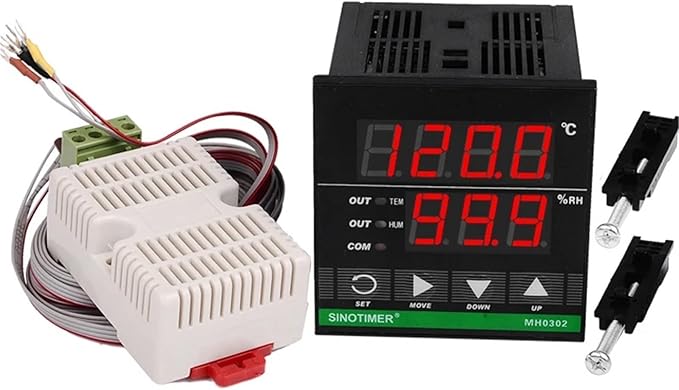 Temperature Humidity Controller, MH0302 Panel Mounted Digital Temperature and by Unknown
