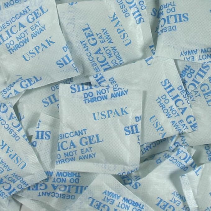 USPak Deisscant Packs 2 Gram 100 Packets Silica Gel Drying Agent Moisture by Sohler