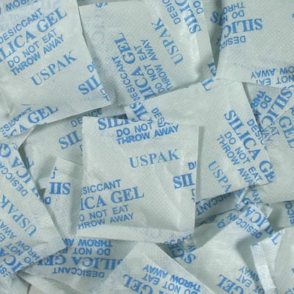 USPak Deisscant Packs 2 Gram 100 Packets Silica Gel Drying Agent Moisture by Sohler