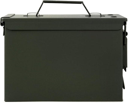 GUGULUZA Metal Ammo Can 30/50 Cal, Lockable Bullet Storage Case, Waterproof & - Image 2