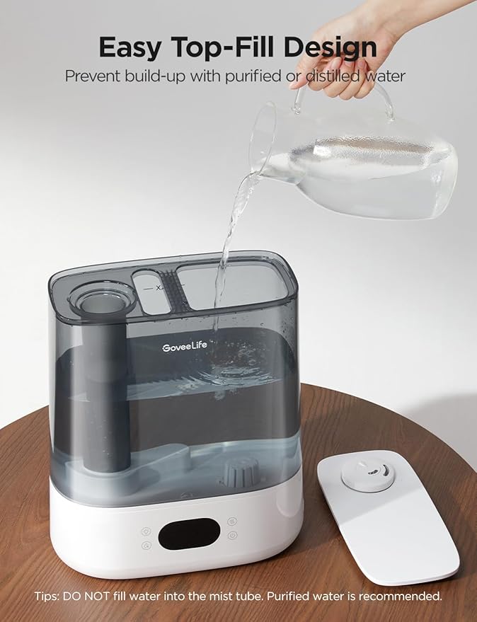 GoveeLife Smart Humidifiers for Bedroom, 6L Cool Mist Top Fill for Large Room - Image 6