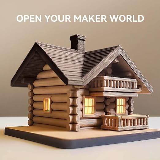 Real Wood Fiber PLA Filament 1.75mm, Natural Matte Texture, 1kg SUNLU 3D - Image 6