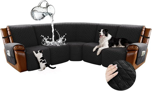 Arfntevss Waterproof Recliner Sectional Couch Covers by Arfntevss