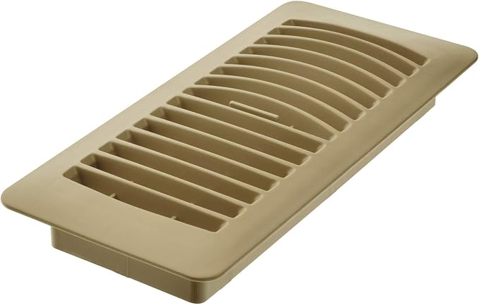 Imperial RG1445 Louvered Plastic Floor Register, 4x10 Inch, 5 Pack - Image 2