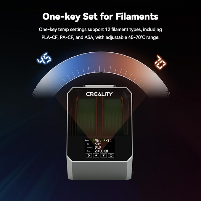 CREALITY Space Pi Filament Dryer Plus – Dual Spool 360° Hot-Air Circulation - Image 4