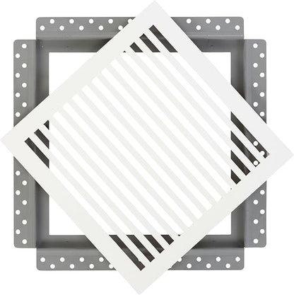 SilhouEase SE14 Magnetic Exhaust Fan Cover & Removable Return Vent, Flush Mount by LuxairyVents
