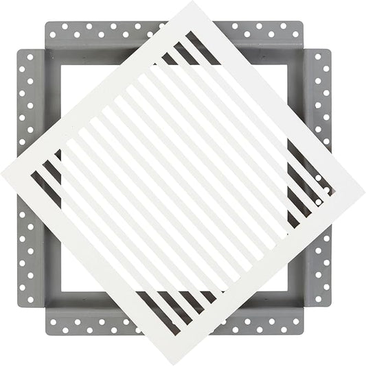SilhouEase SE14 Magnetic Exhaust Fan Cover & Removable Return Vent, Flush Mount by LuxairyVents