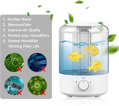 Humidifier Tank Cleaner, Raipoment 10PCS Universal Humidifier filters fish - Image 2