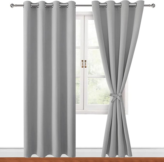 Hiasan Blackout Curtains for Bedroom, 52 x 96 Inches Long by Hiasan