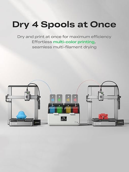 Creality Filament Dryer Box 4 Spools, Space Pi X4L Filament Storage Box - Image 3